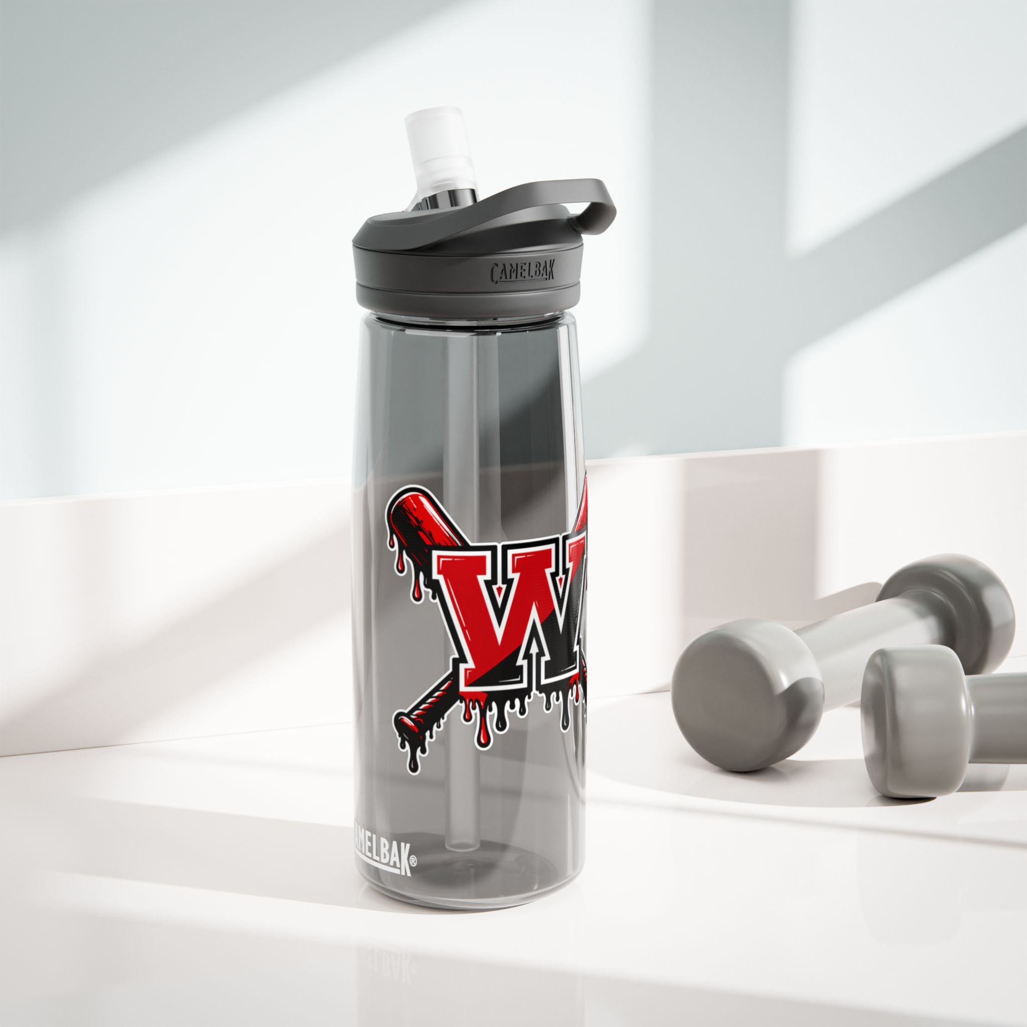 Winchester 'W' Baseball 25oz CamelBak Eddy Water Bottle