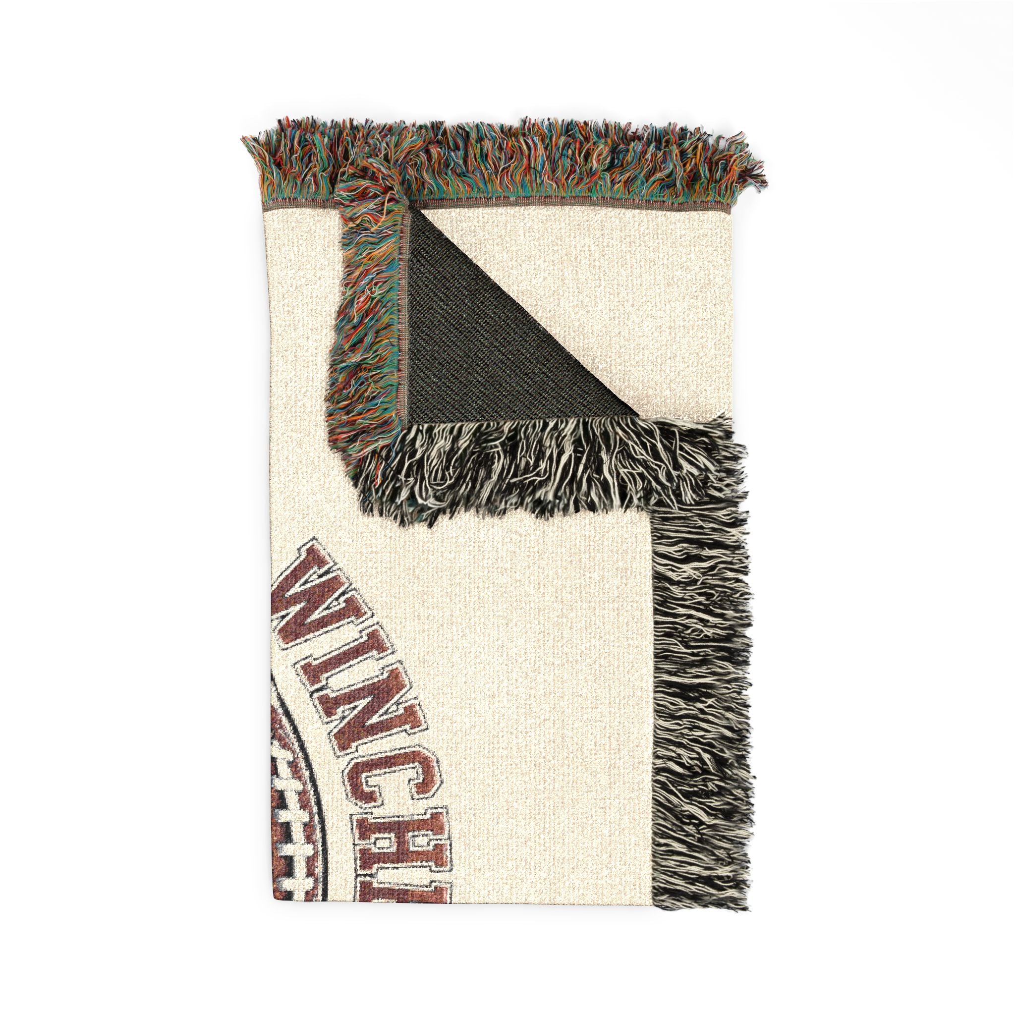 Winchester Football Woven Blanket — Team Football Throw Blanket