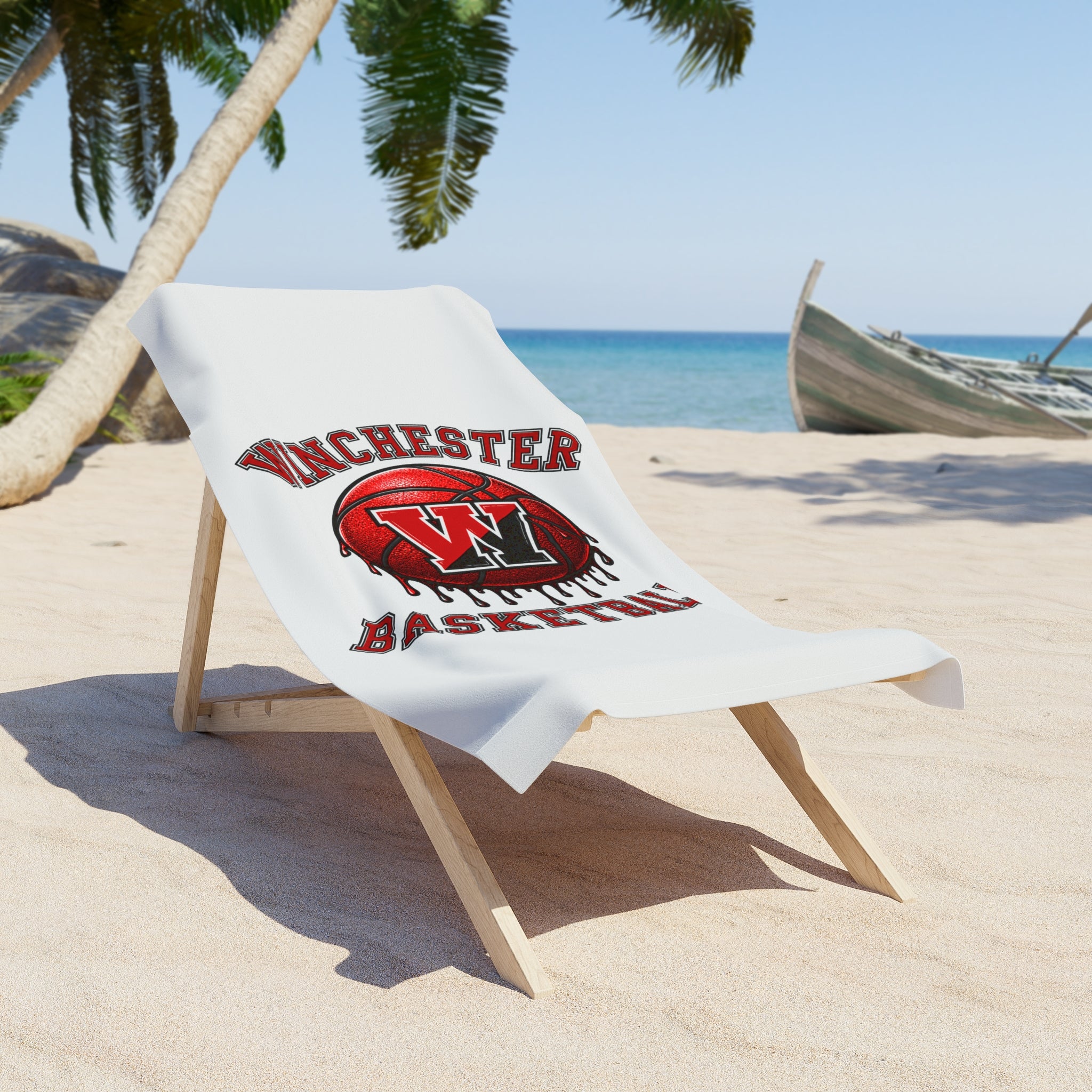 Winchester Basketball Beach Towel