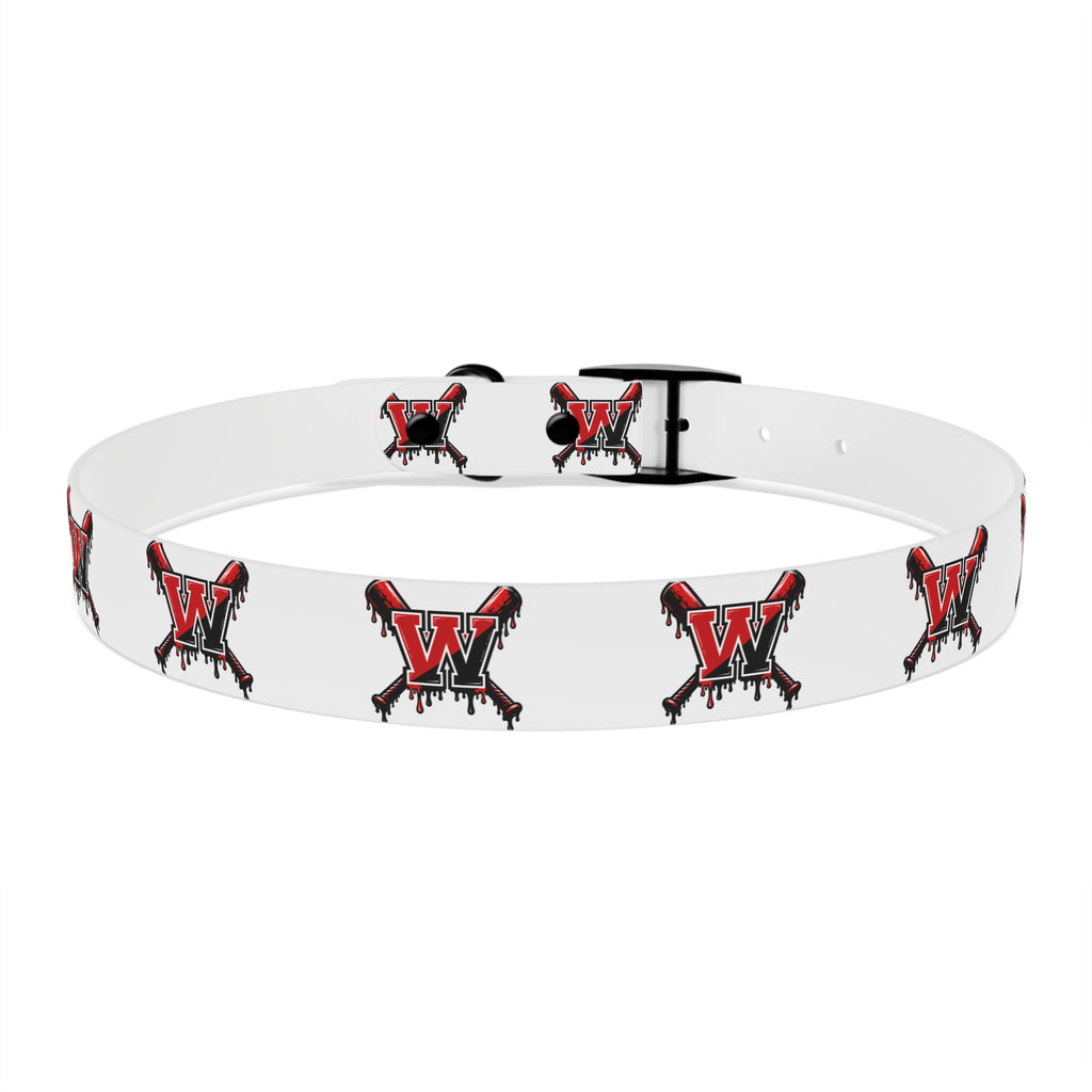 Winchester Baseball Drip 'W' Dog Collar