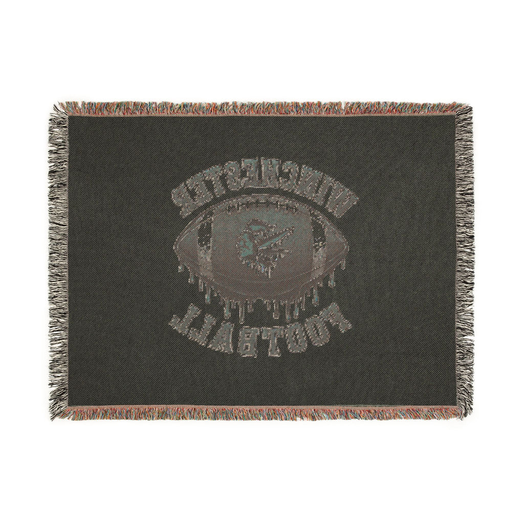 Winchester Football Woven Blanket — Team Football Throw Blanket