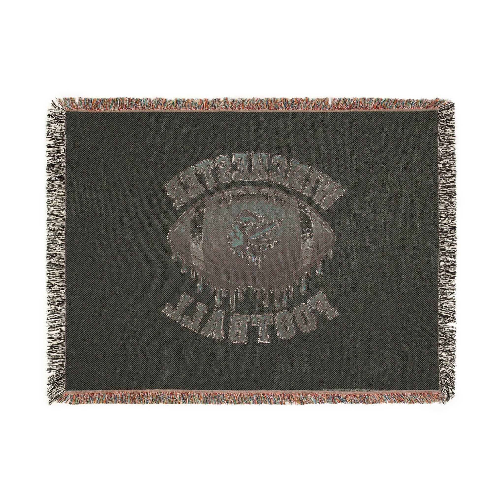 Winchester Football Woven Blanket — Team Football Throw Blanket