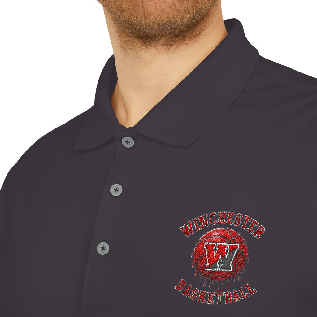 Adidas Embroidered Basketball Polo Shirt
