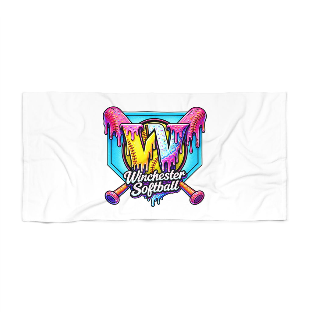 Winchester Softball Drip Beach Towel