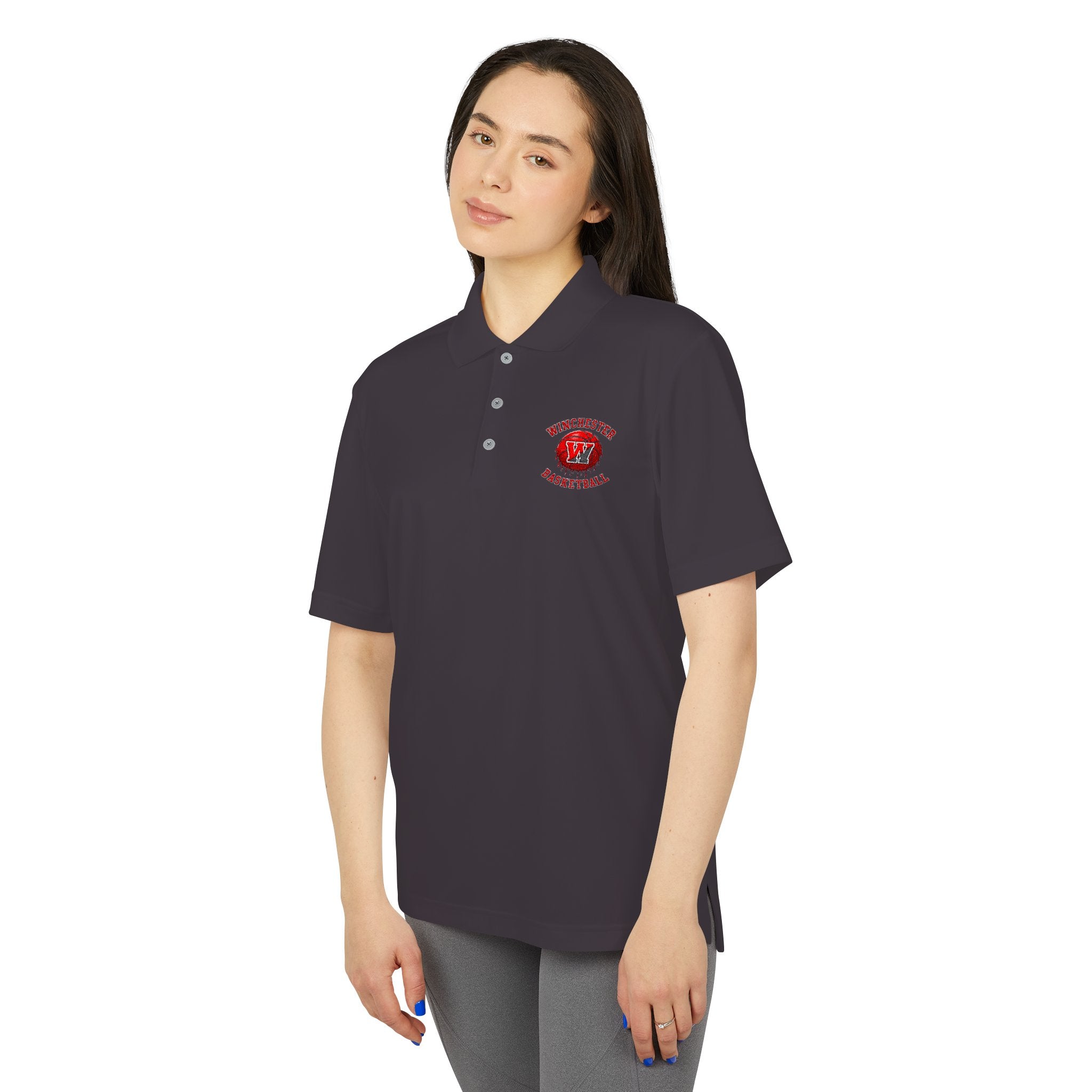 Adidas Embroidered Basketball Polo Shirt