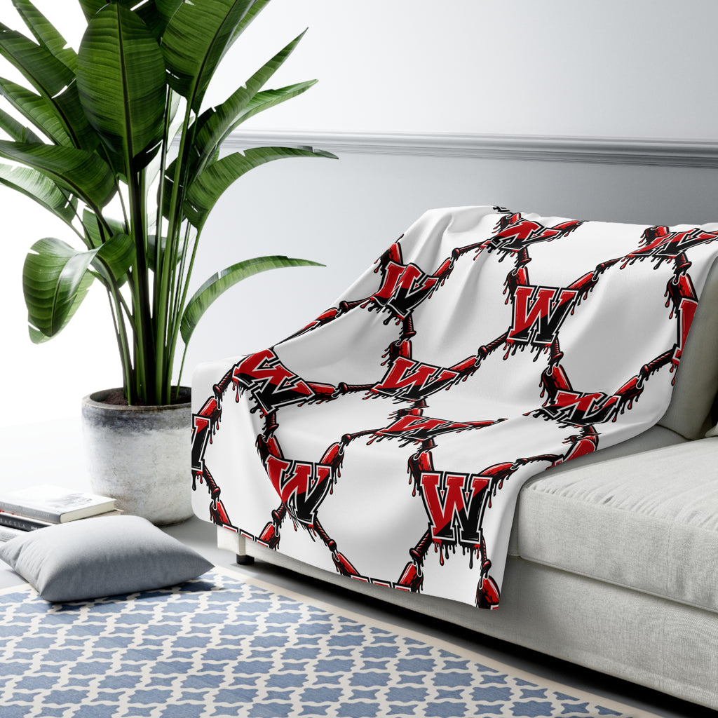 Winchester Baseball Cozy Fleece Throw
