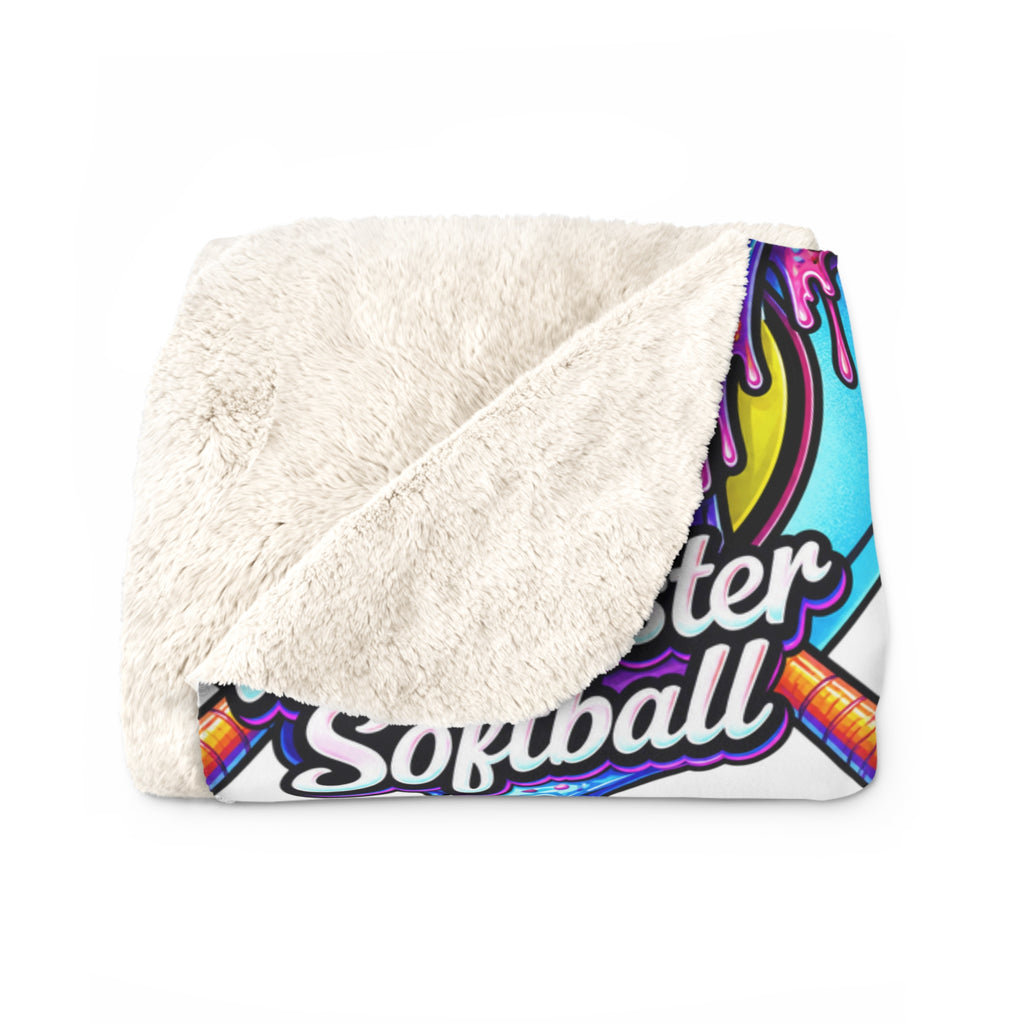 Winchester Softball Sherpa Fleece Blanket