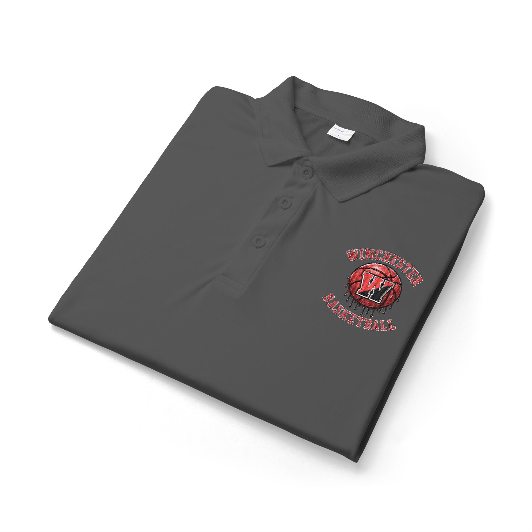 Basketball Embroidered Polo