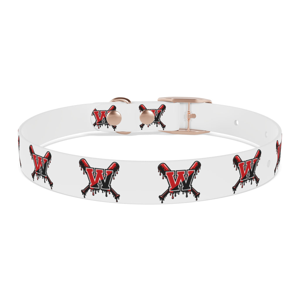 Winchester Baseball Drip 'W' Dog Collar