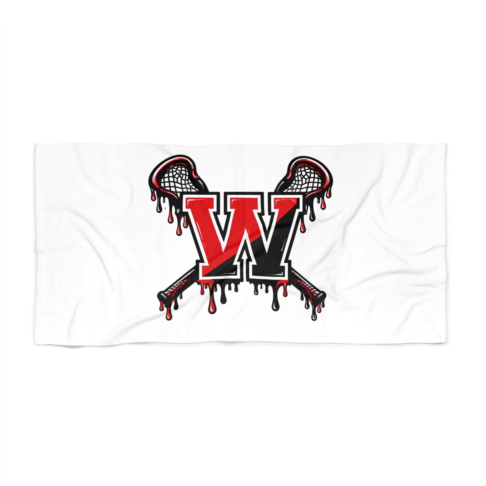 Winchester Lacrosse Drip 'W' Beach Towel