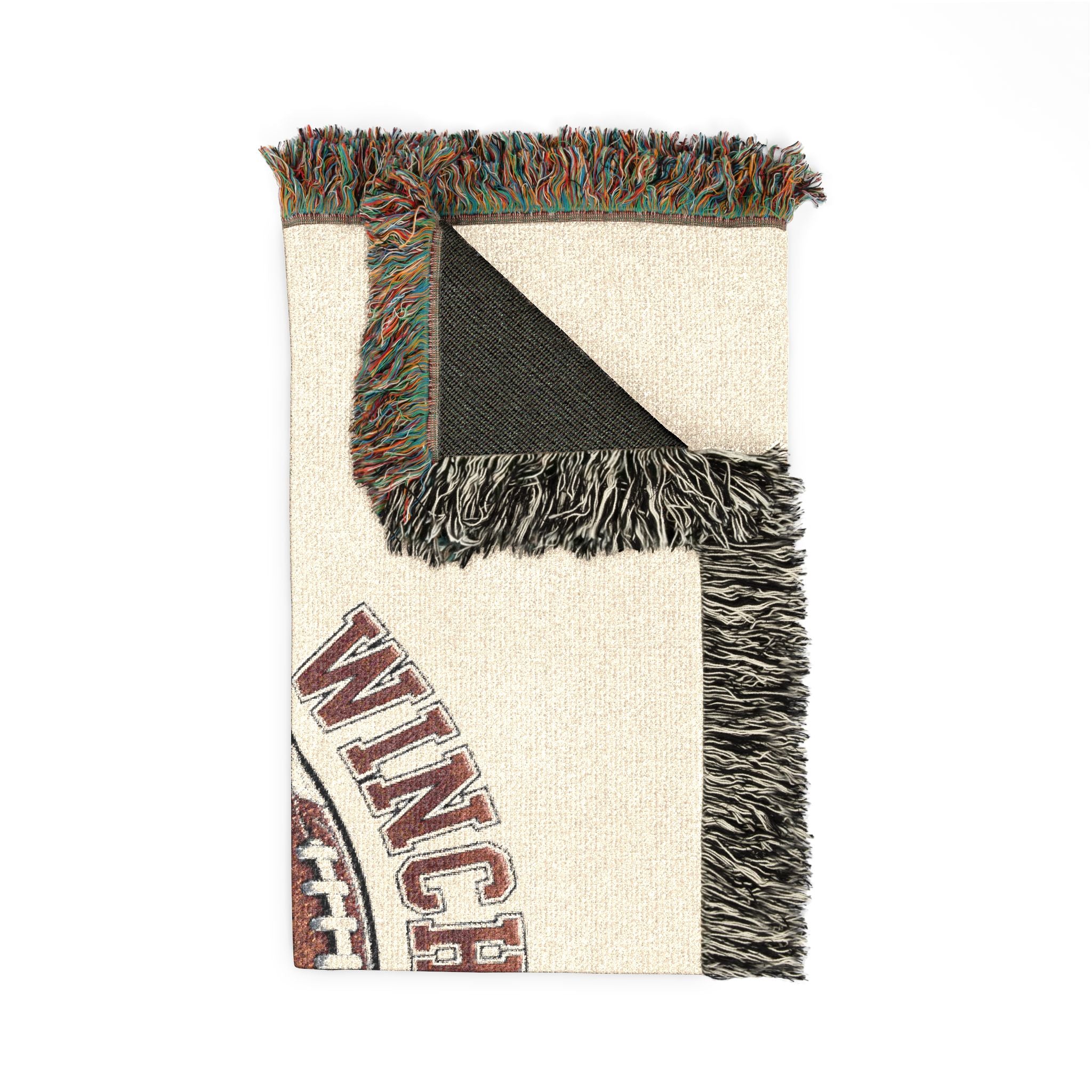 Winchester Football Woven Blanket — Team Football Throw Blanket