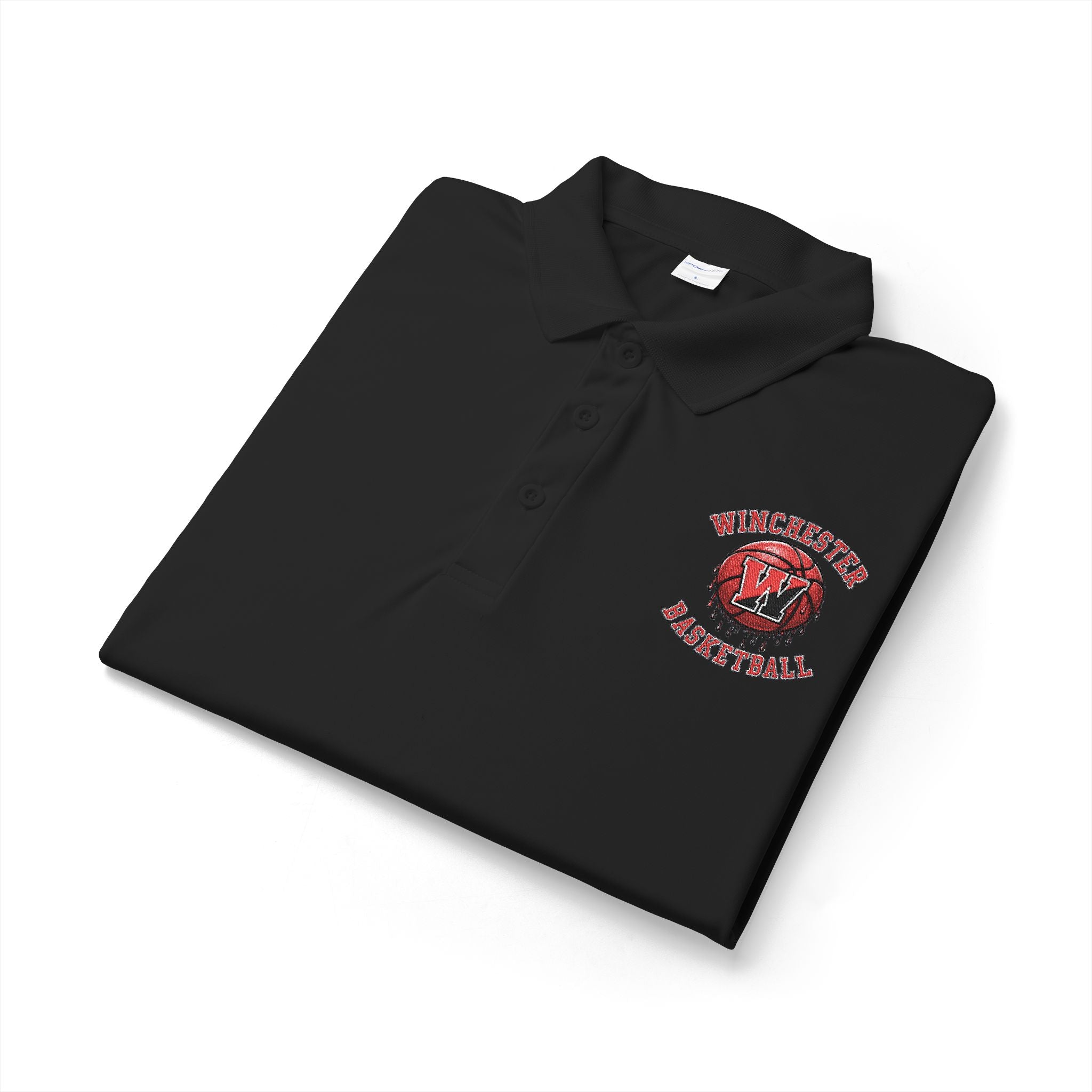 Basketball Embroidered Polo