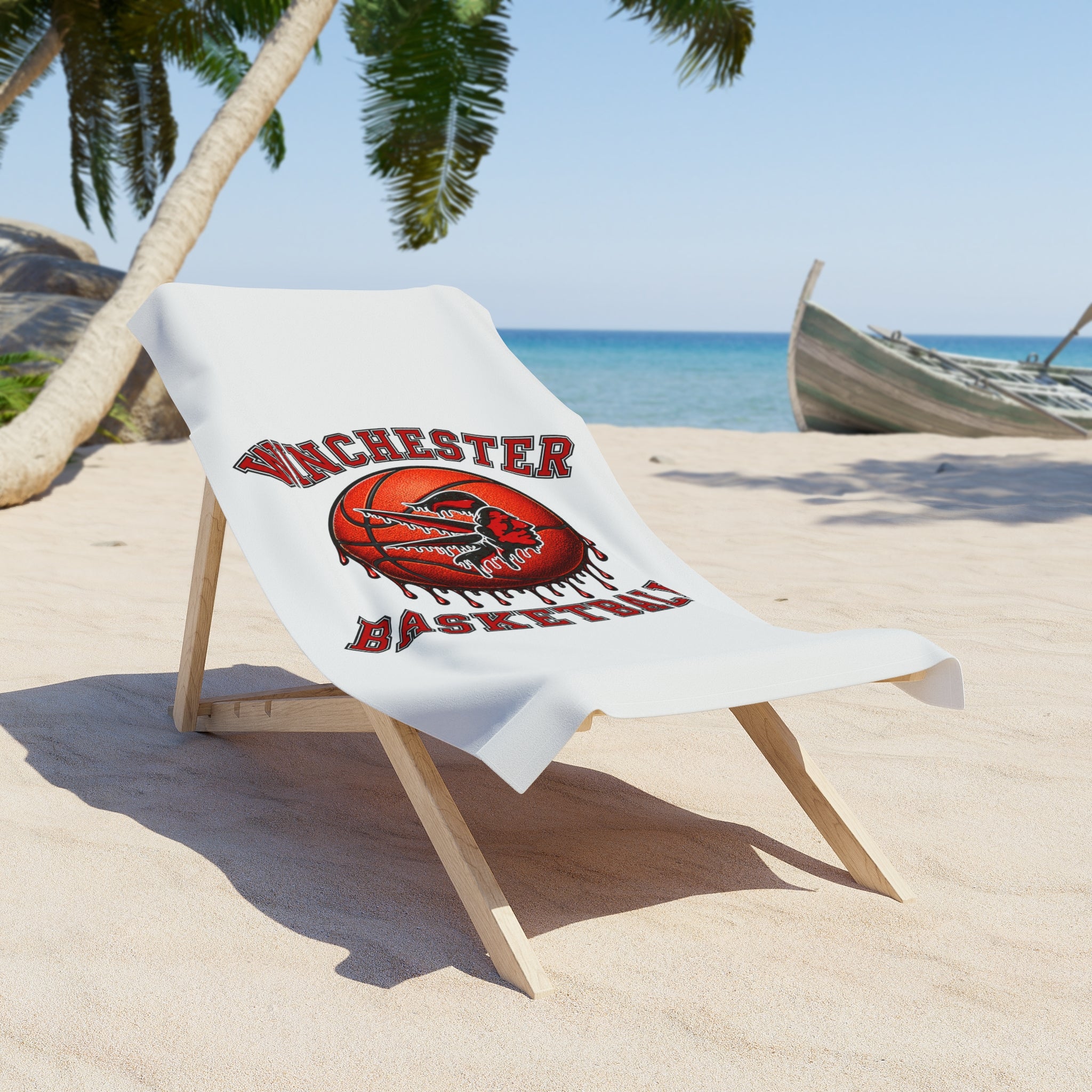 Winchester Basketball Beach Towel