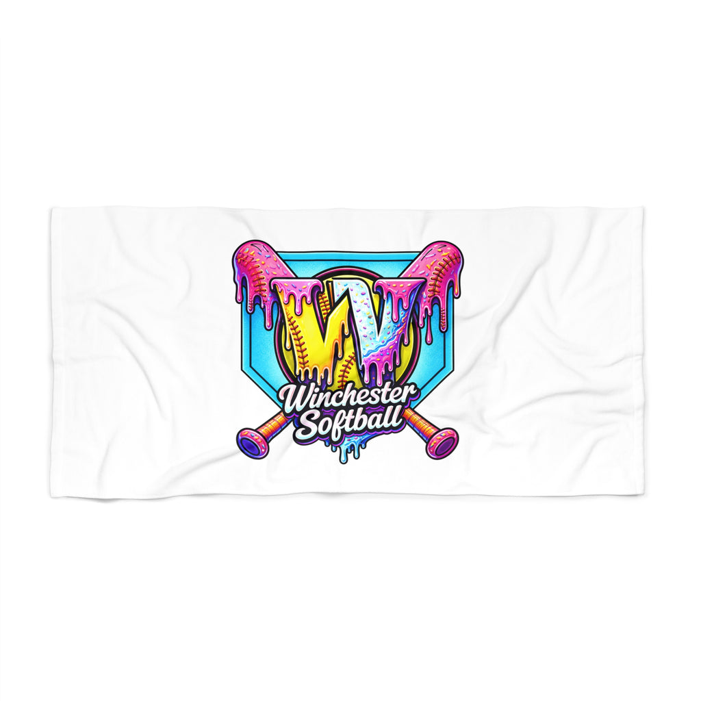 Winchester Softball Drip Beach Towel