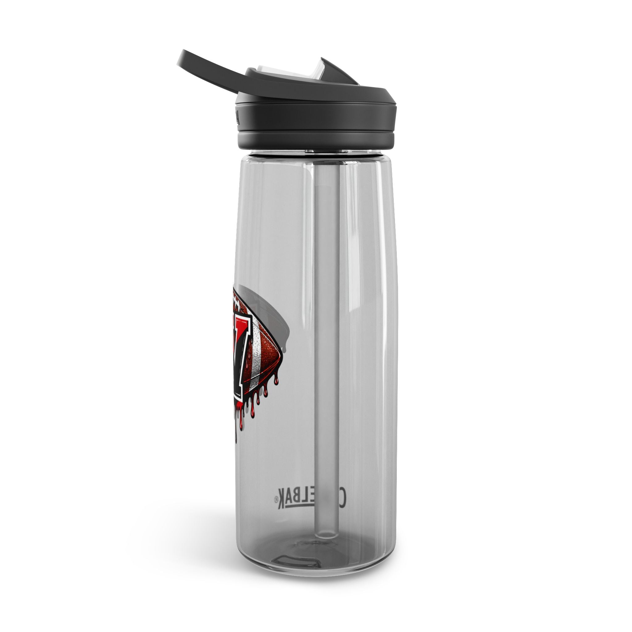 CamelBak Eddy Water Bottle — Dripping Football W Logo (20/25oz)
