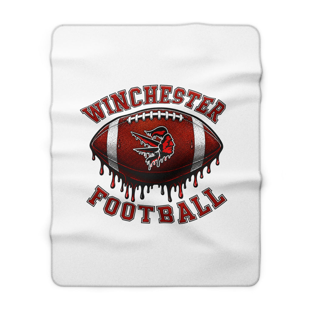 Winchester Football Sherpa Blanket