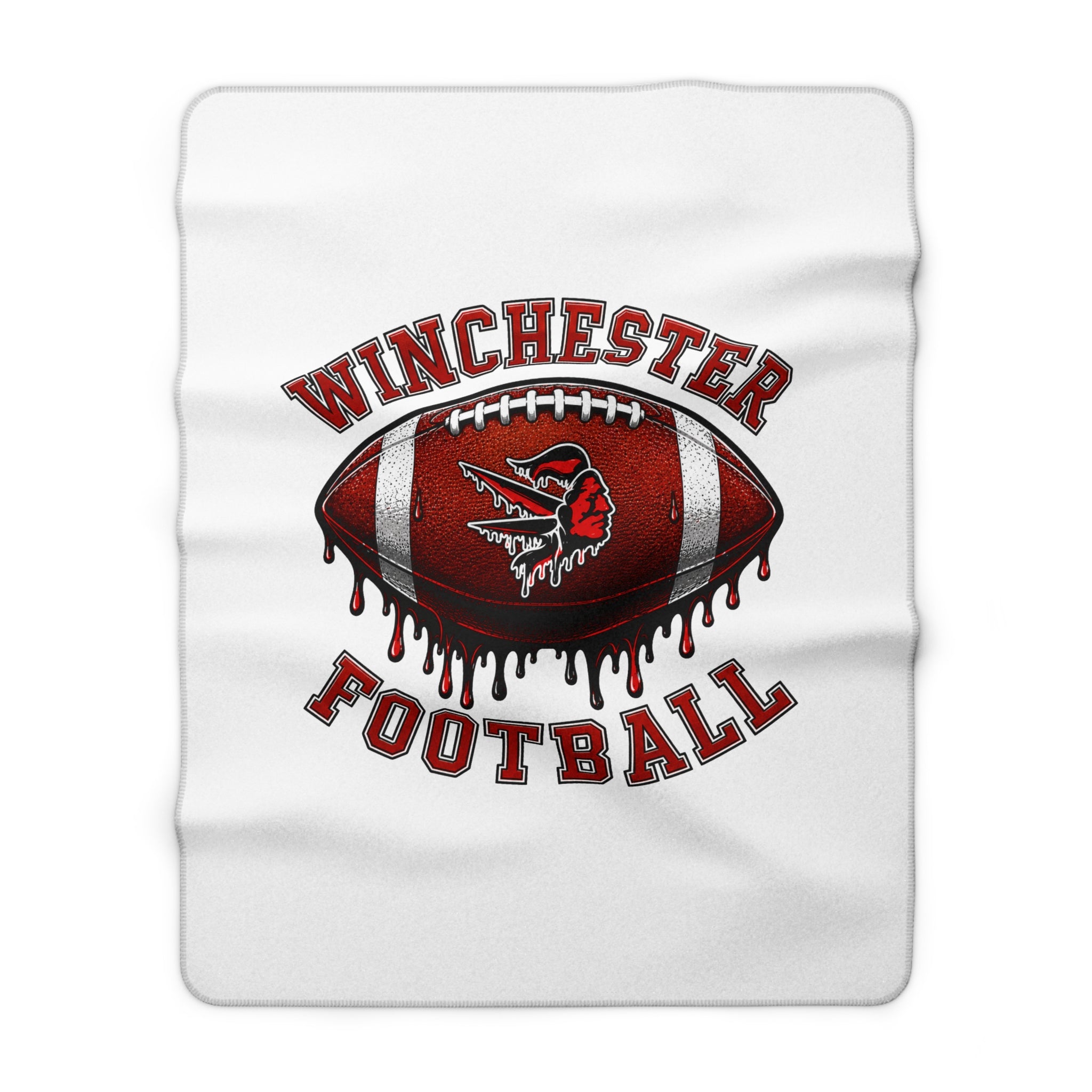 Winchester Football Sherpa Blanket
