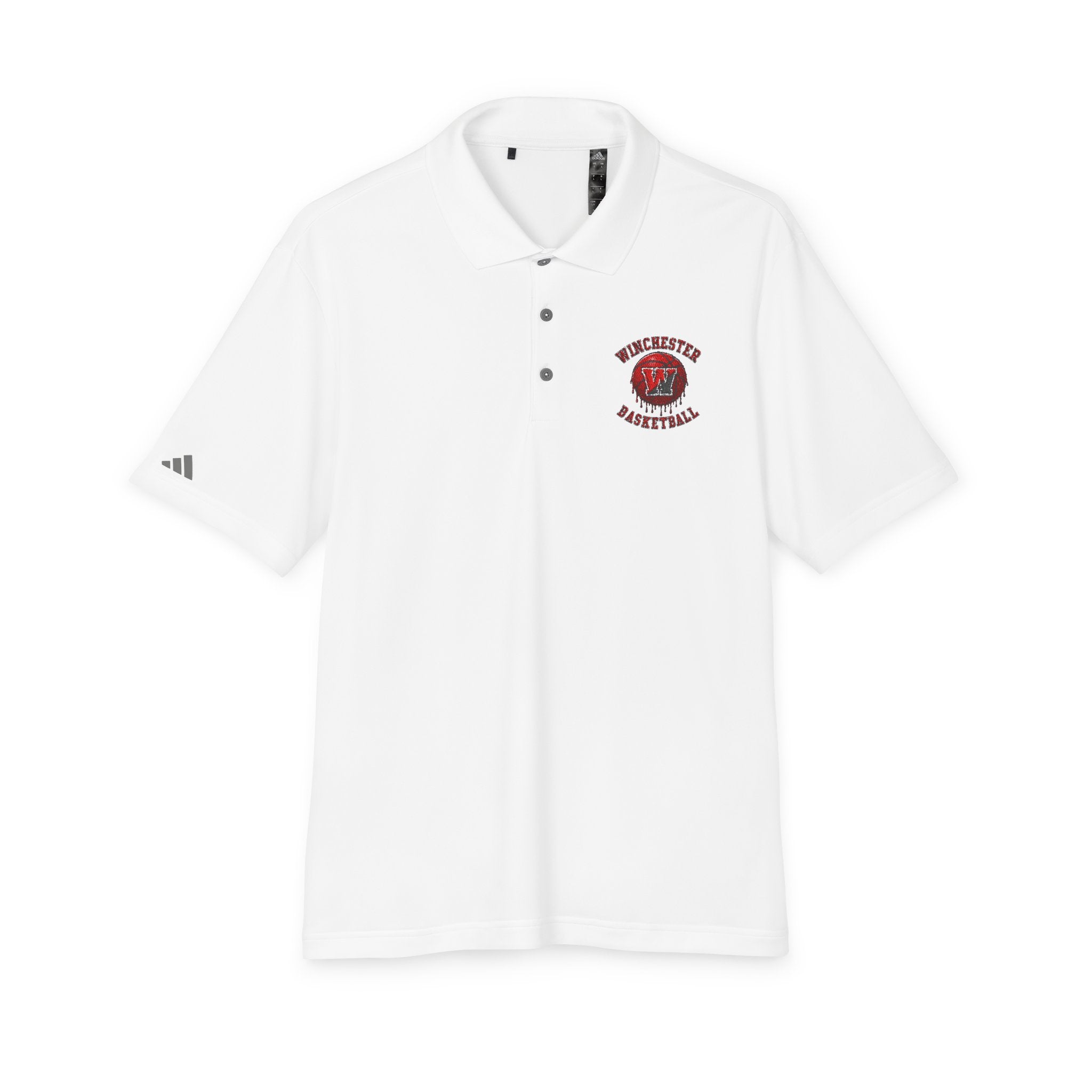 Adidas Embroidered Basketball Polo Shirt