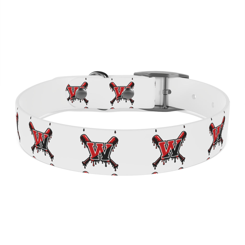 Winchester Baseball Drip 'W' Dog Collar