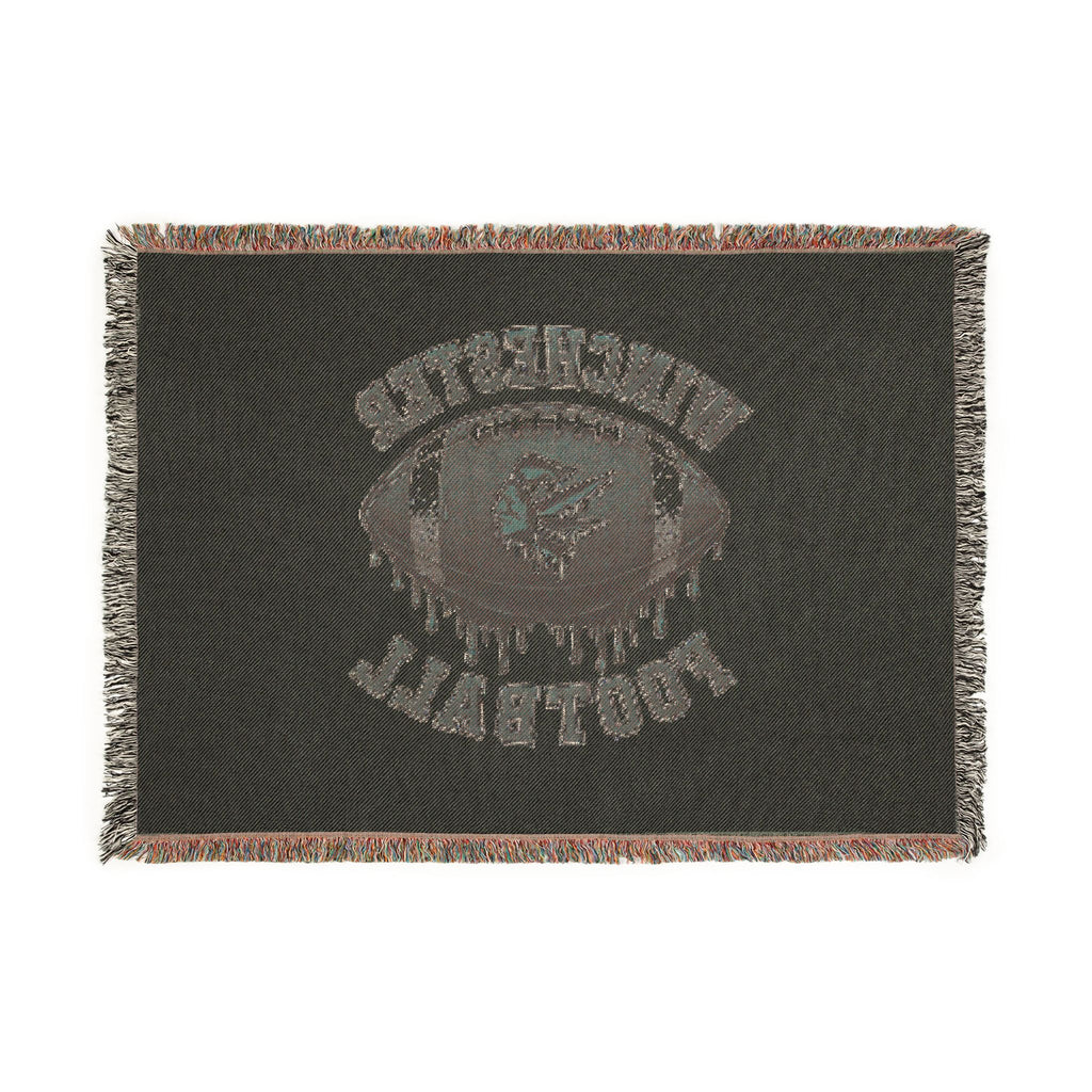 Winchester Football Woven Blanket — Team Football Throw Blanket