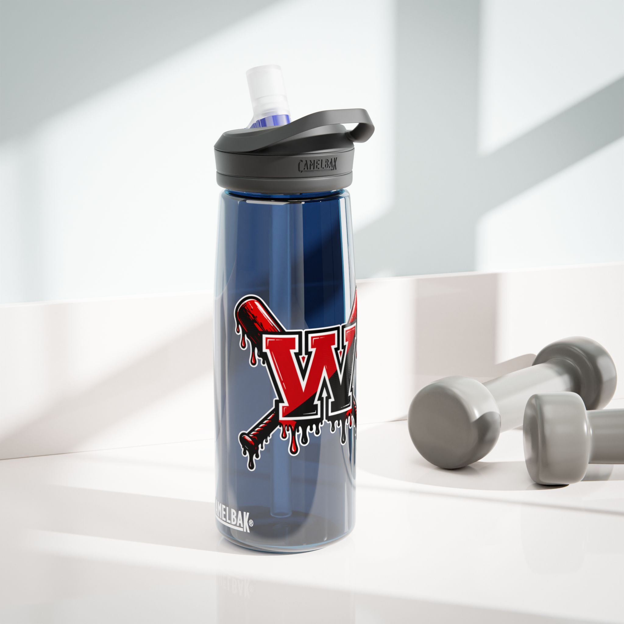 Winchester 'W' Baseball 25oz CamelBak Eddy Water Bottle