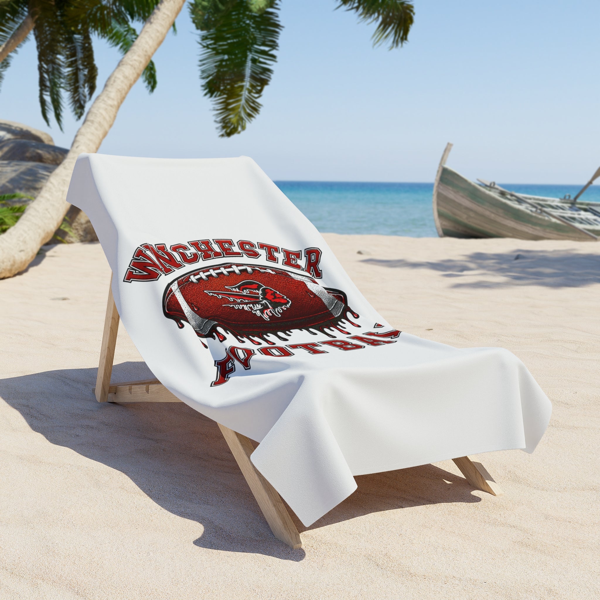 Winchester Football Beach Towel
