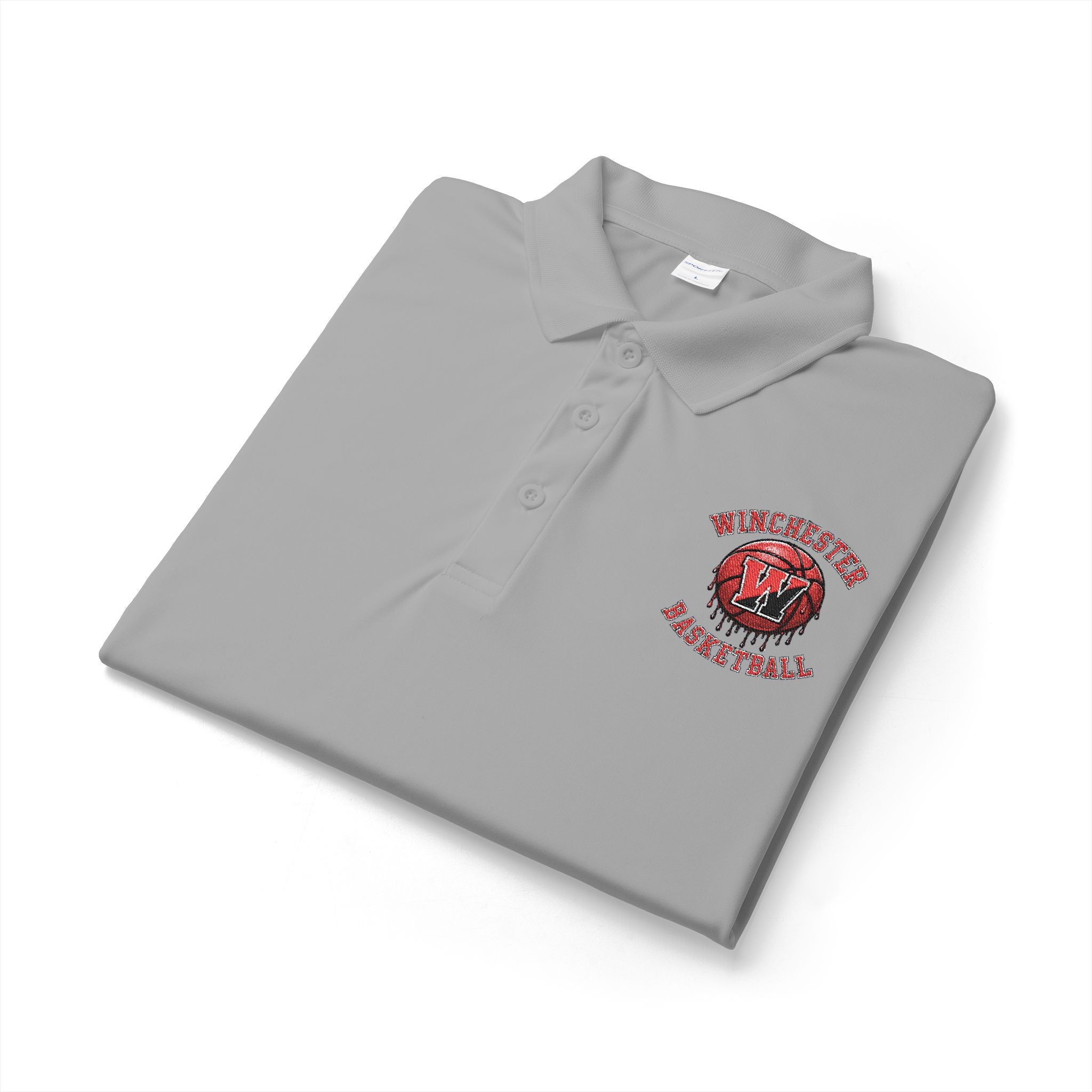 Basketball Embroidered Polo