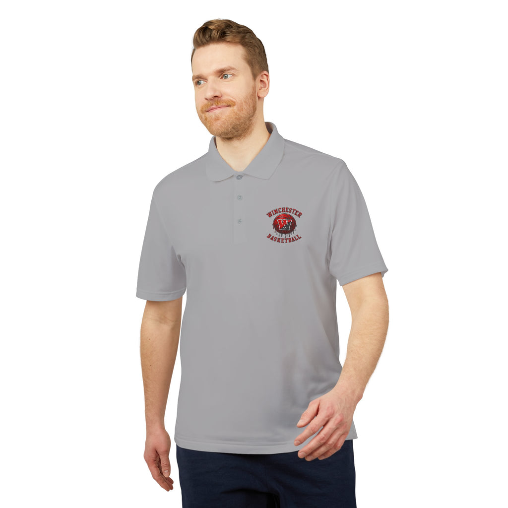 Adidas Embroidered Basketball Polo Shirt