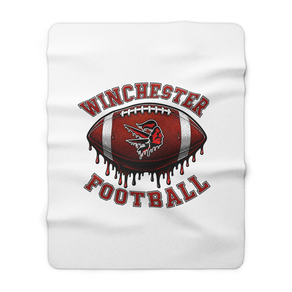 Winchester Football Sherpa Blanket