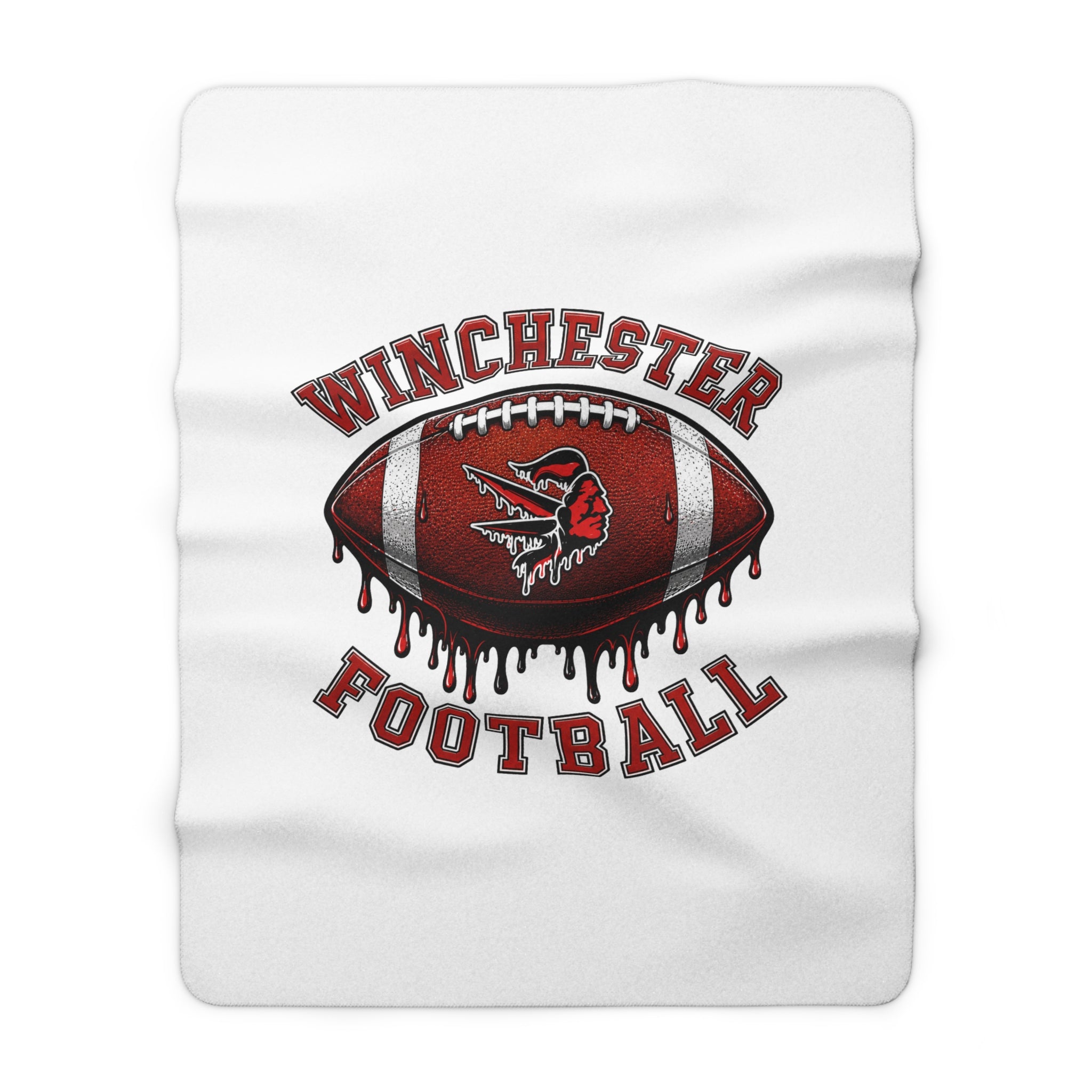 Winchester Football Sherpa Blanket