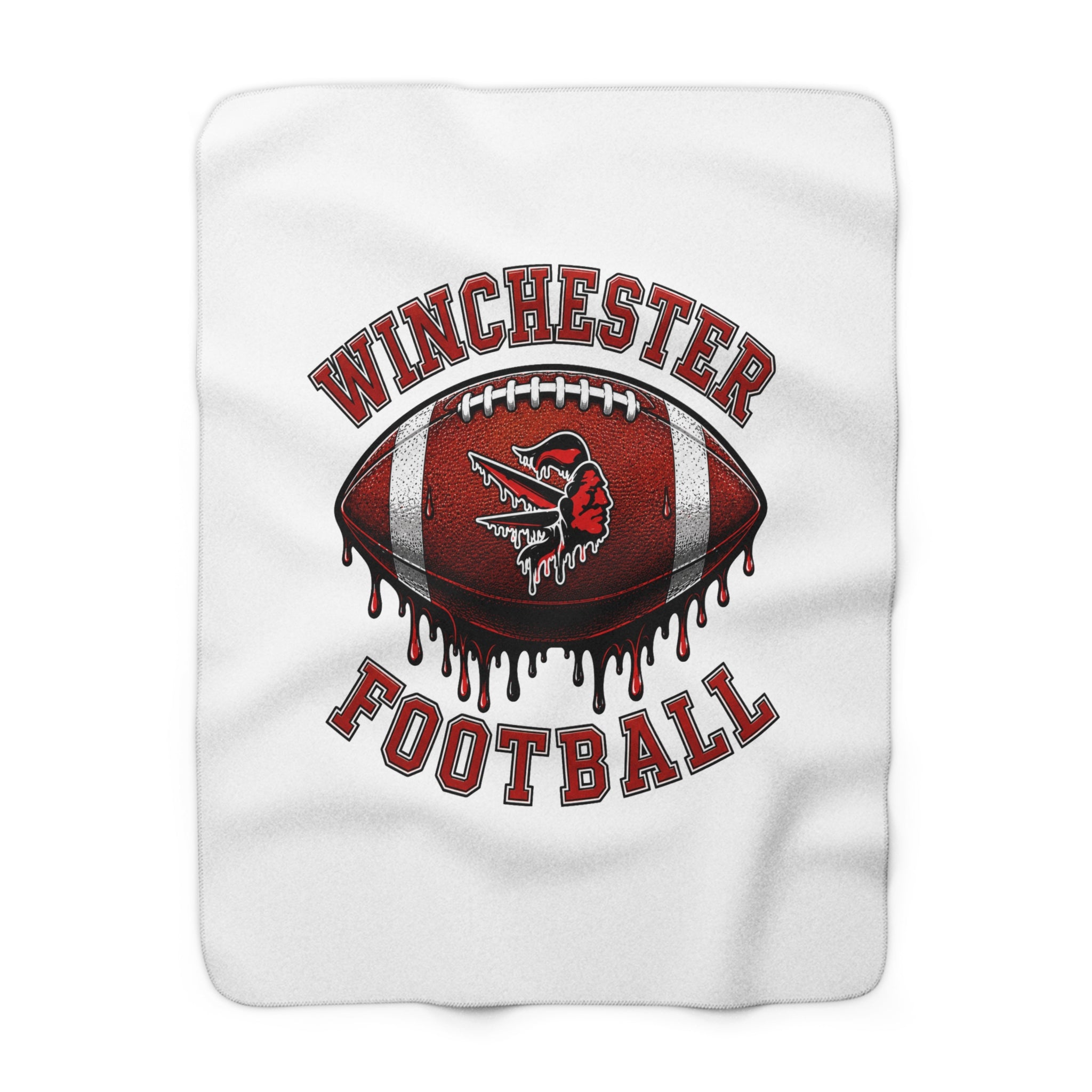 Winchester Football Sherpa Blanket