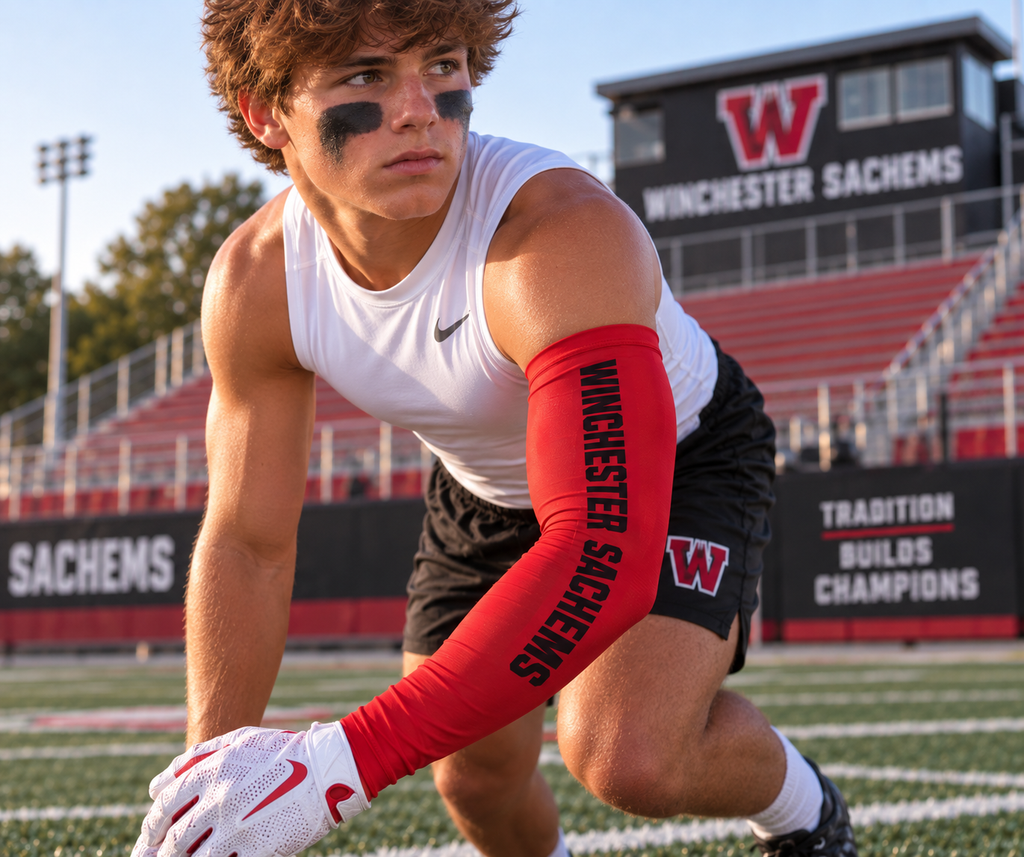 WInchester Sachems Red Compression Sleeve