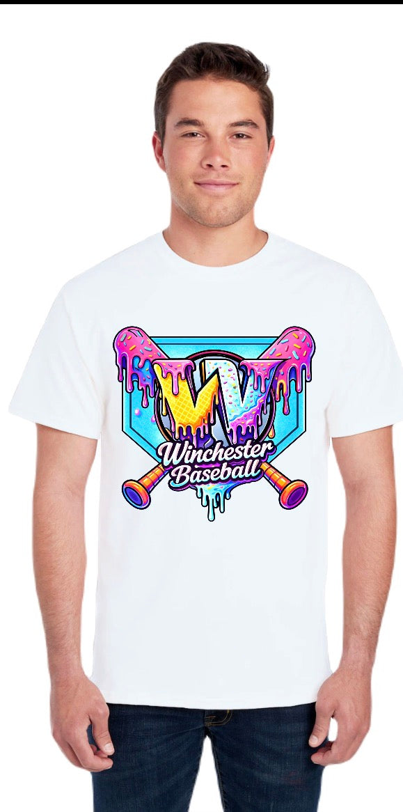 Winchester Drip Baseball T-Shirt