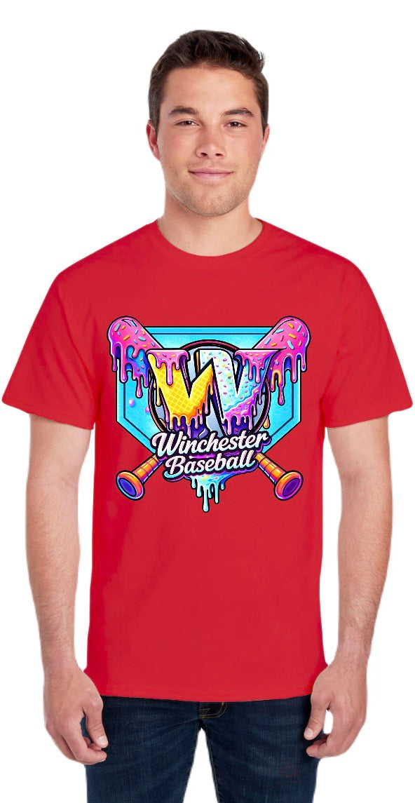 Winchester Drip Baseball T-Shirt